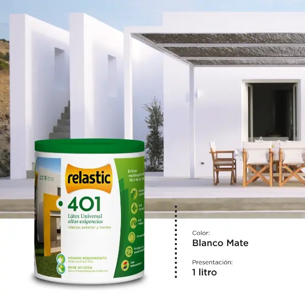 [4011] 401 Latex Exterior Premium (1 Litro)