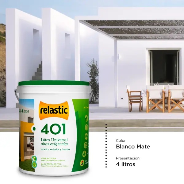 [4014] 401 Latex Exterior Premium (4 Litros)