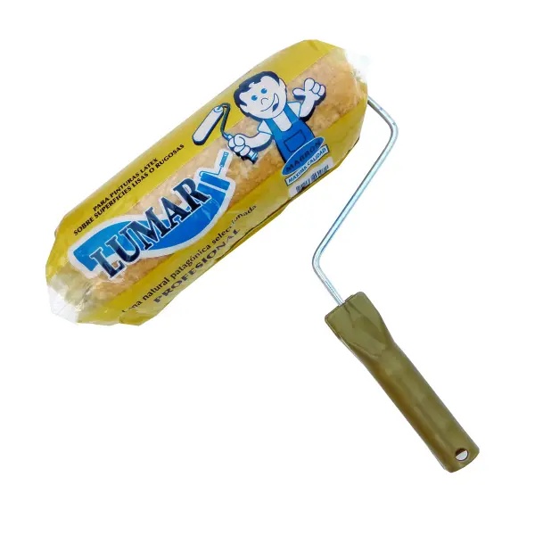 [RD17] Rodillo Lana Dorado (17 cm)