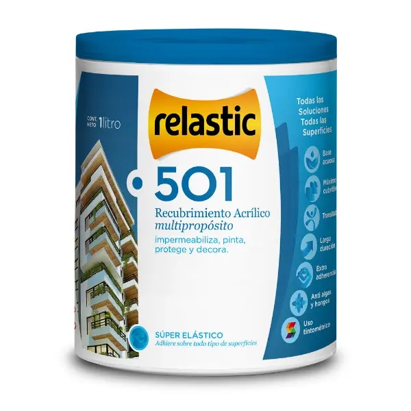 [501A1] 501 Recubrimiento Multipropósito Mate (Base A, 1 Litro)