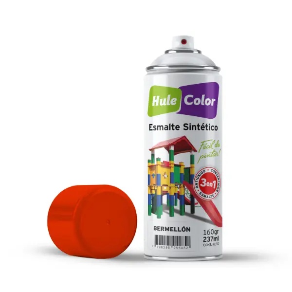 [ABE] Aerosol Esmalte 3 en 1 Brillante (Bermellon)