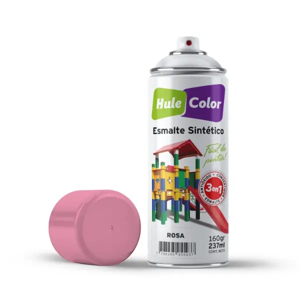 [ARO] Aerosol Esmalte 3 en 1 Brillante (Rosa)