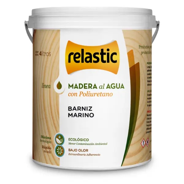 [BMA4] Barniz Marino al Agua con Poliuretano Brillante (4 Litros)