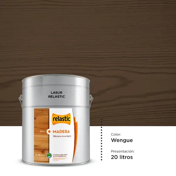 [LW20] Lasur Protector para Madera (Wengue, 20 Litros)