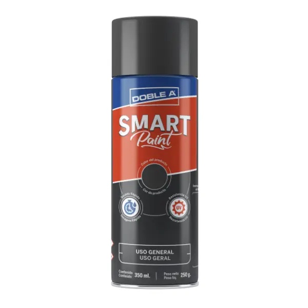 [ASPNM] Aerosol Smart Paint AA Grande 350 ml (Negro, Mate)